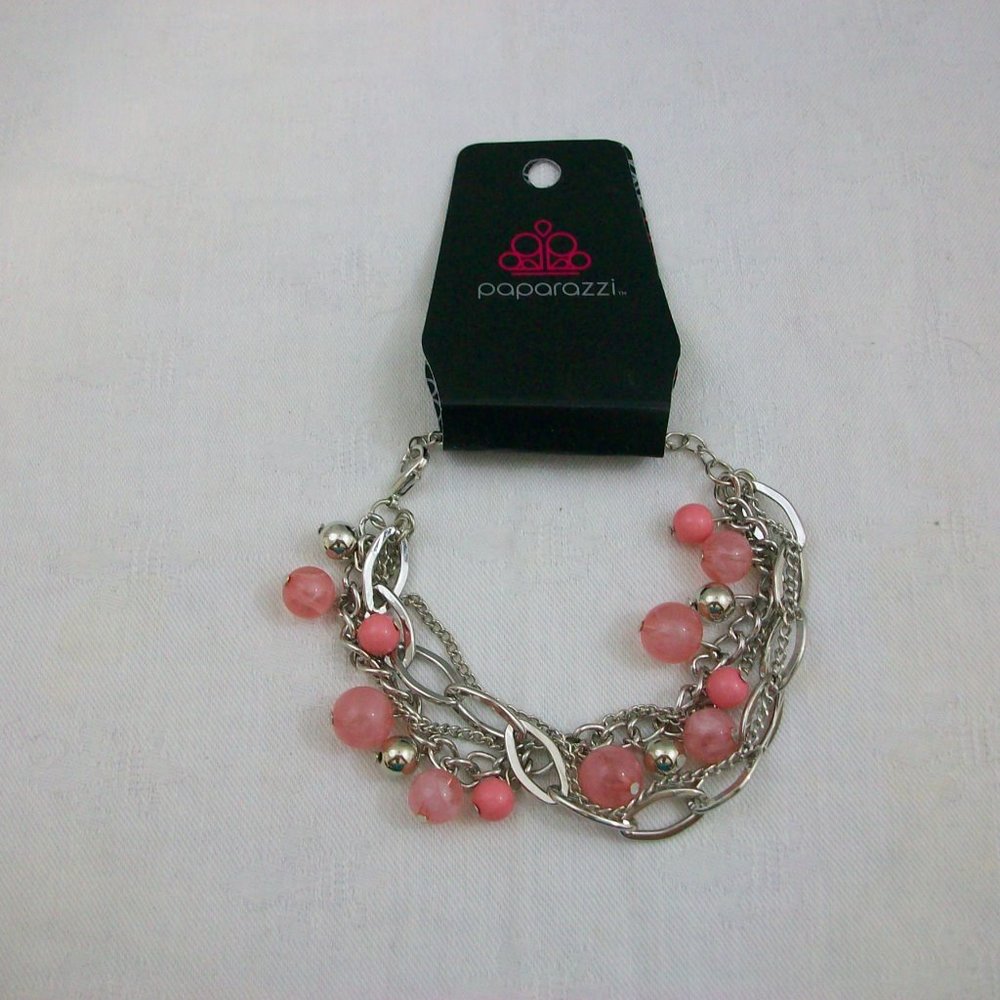 Paparazzi 9" Four Strand Chain Bracelet with Beads